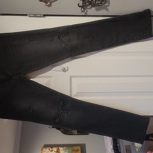 Men's Gap 1969 Faded Black Skinny Jeans Size 32x34